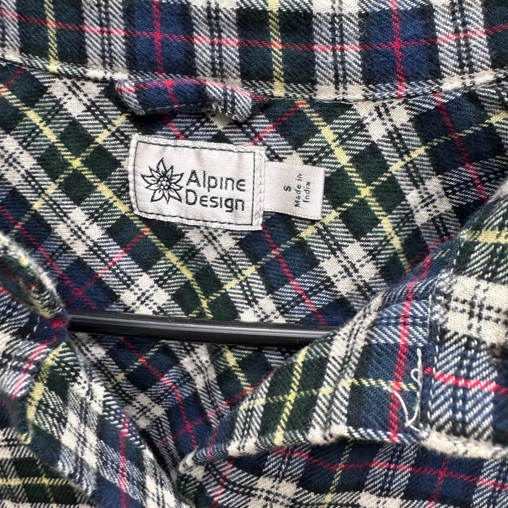 Alpine Design Multicolor Plaid Shirt - Picture 2 of 4